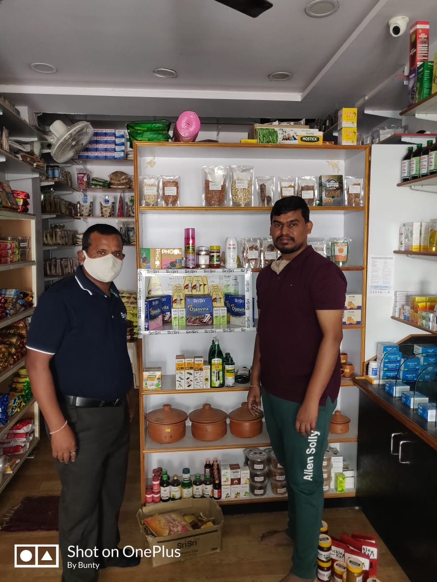Display of * Suraksha Chakra Campaign * at * Guru Tattva Ayurveda * Hyderabad Telangana India Ayurveda Initiative for Global Health
