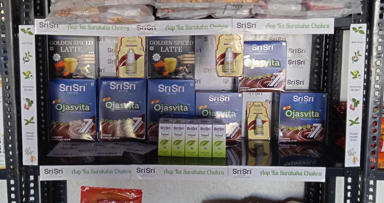 *Aap Ka Suraksha Chakra Campaign* Display at *Sankalp Vivan Sales * Udaipur Rajasthan India Ayurveda Initiative for Global Health