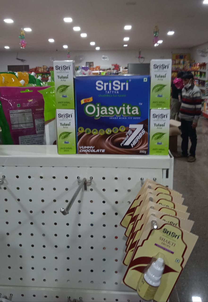 *Aap Ka Suraksha Chakra Campaign * Display at * BVR SUPER MART * Udaipur Rajasthan India , Ayurveda Initiative for Global Health