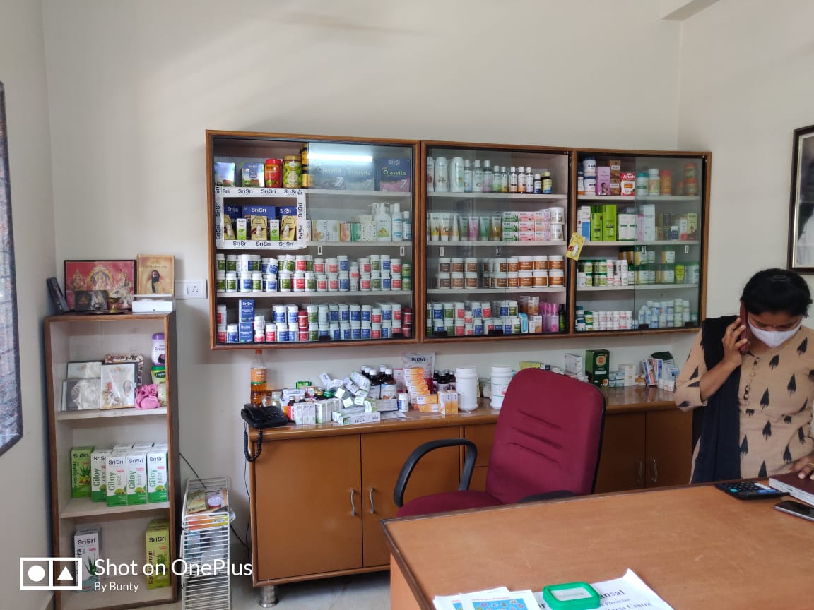 Display of * Suraksha Chakra Campaign * at * Dr Prachi Ayu Clinic * Hyderabad Telangana India Ayurveda Initiative for Global Health