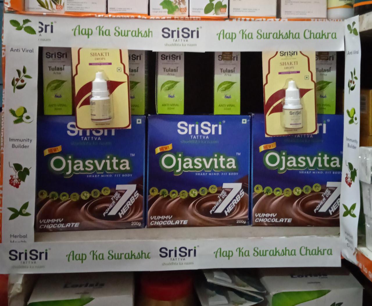 *Aap Ka Suraksha Chakra Campaign* Display at * Shree Nakoda Enterprises * Udaipur Rajasthan India Ayurveda Initiative for Global Health