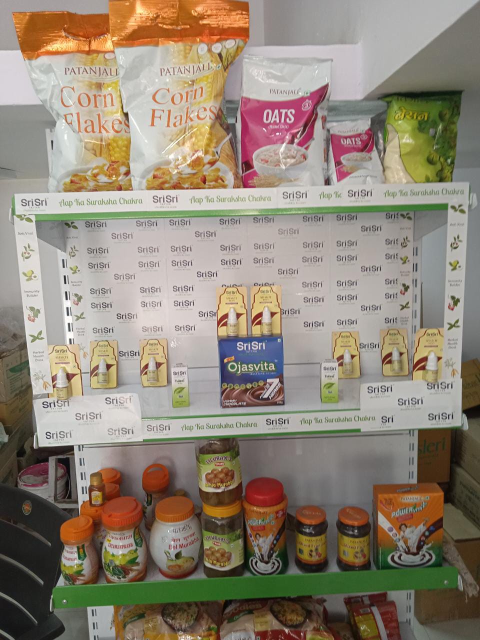 *Aap Ka Suraksha Chakra Campaign* Display at *Dharti Ayurved * in Udaipur Rajasthan India Ayurveda Initiative for Global Health